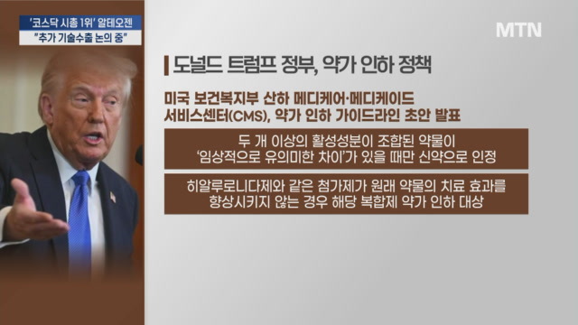 알테오젠, 기술수출 협상 중…미국 약가 정책에도 영향 '없다' - 코스닥 시총 1위의 비결은?